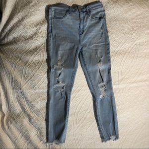 Abercrombie&fitch High Rise Ankle Skinny Jean
